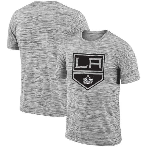 Los Angeles Kings 2018 Heathered Black Sideline Legend Velocity Travel Performance T-Shirt,We sell and wholesale Los Angeles Kings 2018 Heathered Black Sideline Legend Velocity Travel Performance T-Shirt on line form chian!